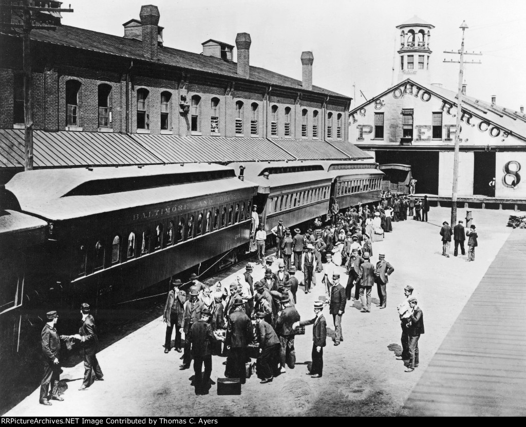 B&O Passenger Terminal & Pier, c. 1890